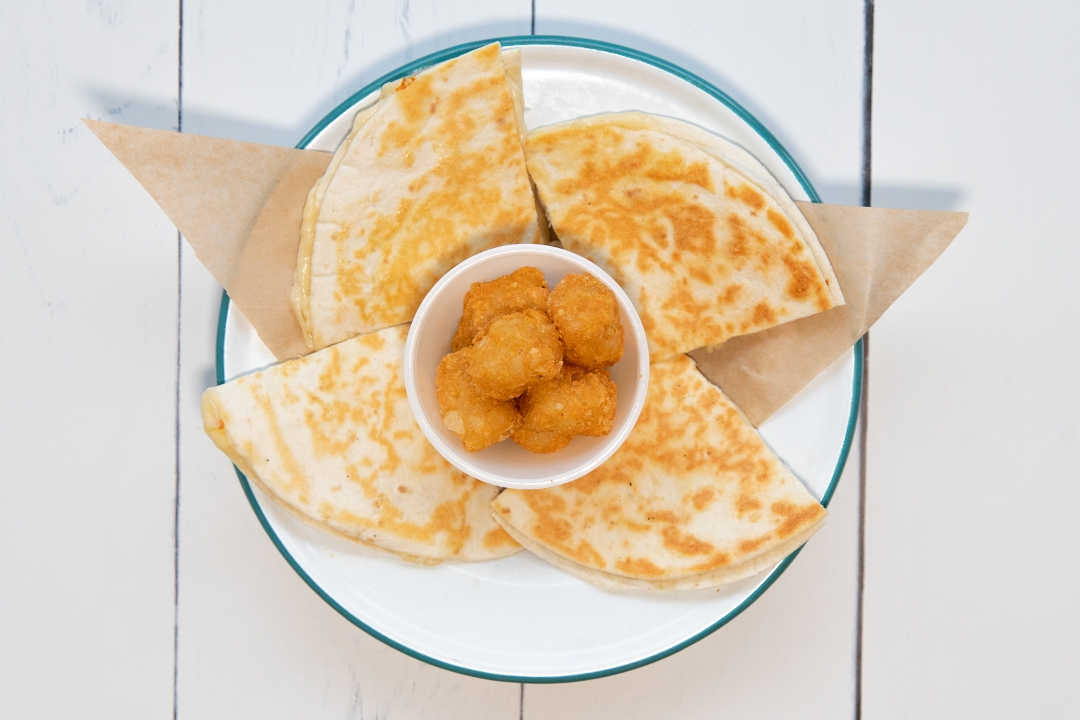 Order Kids Quesadilla food online from Brown Bag Seafood Co store, Chicago on bringmethat.com