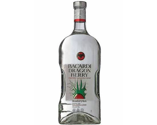 Order Bacardí, Dragonberry Rum · 1.75 L  food online from House Of Wine store, New Rochelle on bringmethat.com