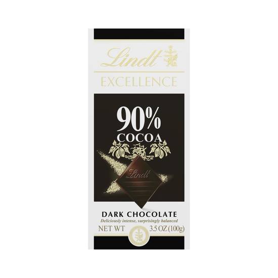 Order Lindt Dark Chocolate Supreme 90% Cocoa (3.5 oz) food online from Rite Aid store, Yamhill County on bringmethat.com