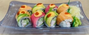 Order Rainbow Roll food online from Cuisine Thai & Sushi store, Minneapolis on bringmethat.com