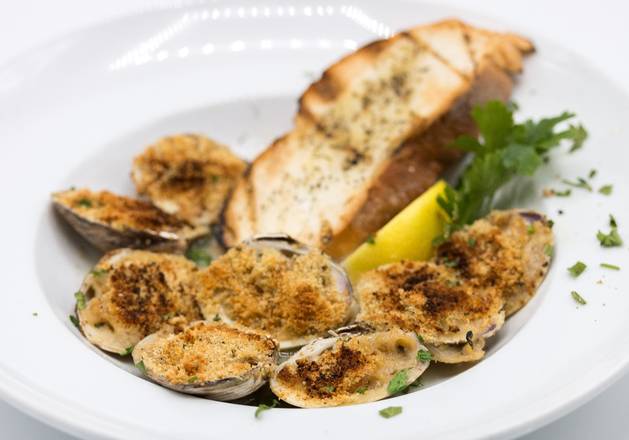 Order Little Neck Clams Oreganata food online from Mill Creek Tavern store, Bayville on bringmethat.com