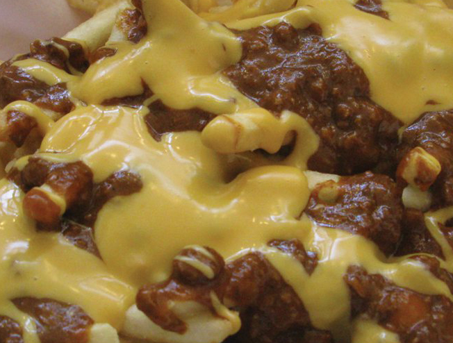 Order Chili Cheese Fries food online from Theo Cheesesteak Shop store, San Leandro on bringmethat.com