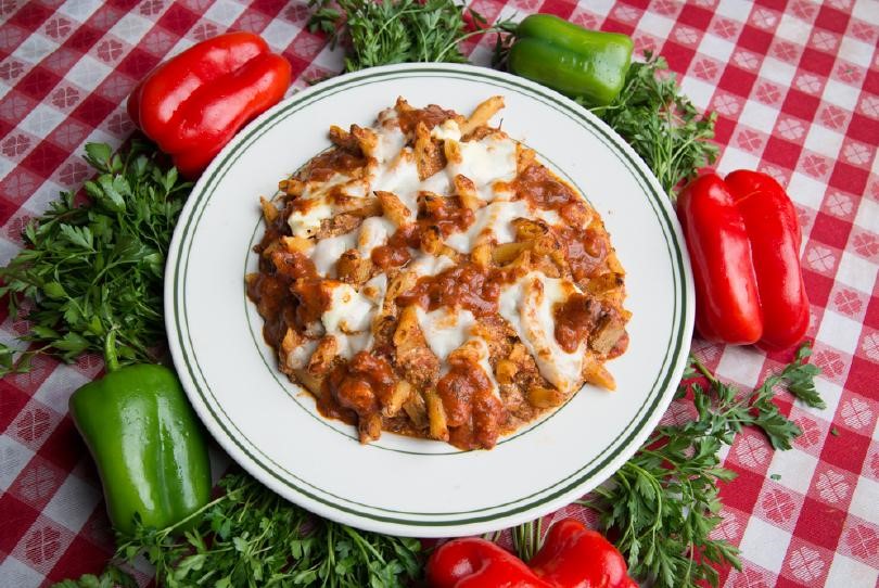 Order Baked Mostaccioli food online from Mario Italian Cafe Vi store, Indio on bringmethat.com