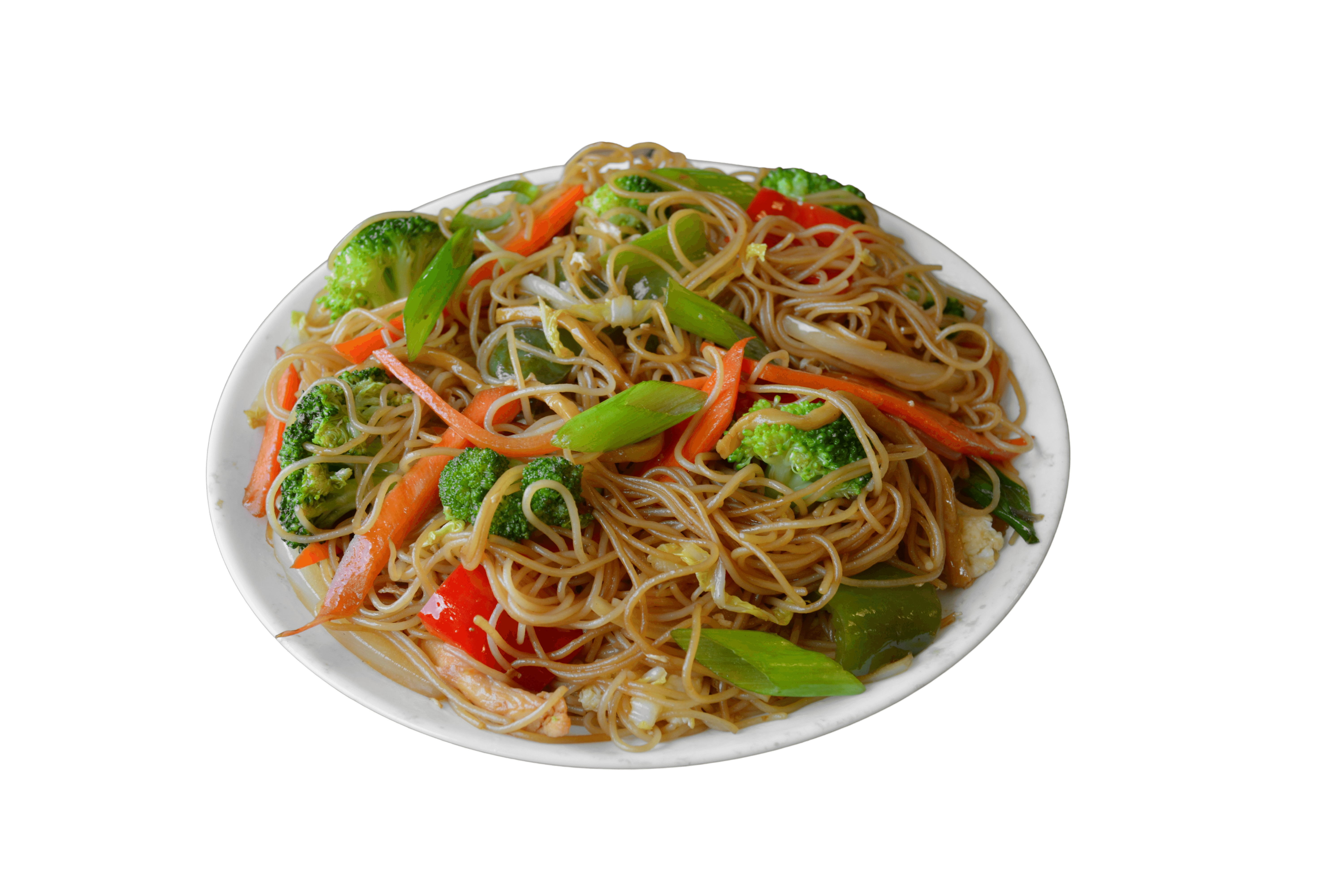 Order Vegetable Chow Mein Fun food online from Halal China Kitchen Plus store, Jamaica on bringmethat.com