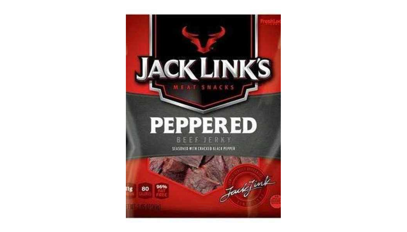 Order Jack Link's Peppered Beef Jerky 3.25oz food online from Ross Liquor store, Sylmar on bringmethat.com