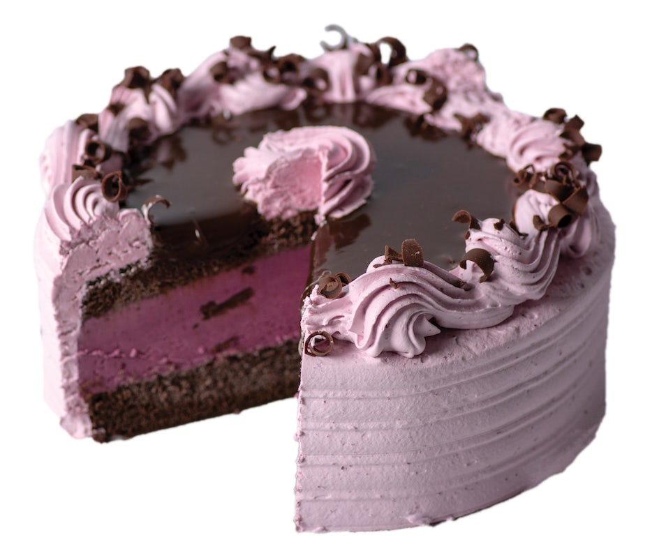 Order Black Raspberry Chip Bliss Cake food online from Graeter Ice Cream store, West Chester on bringmethat.com