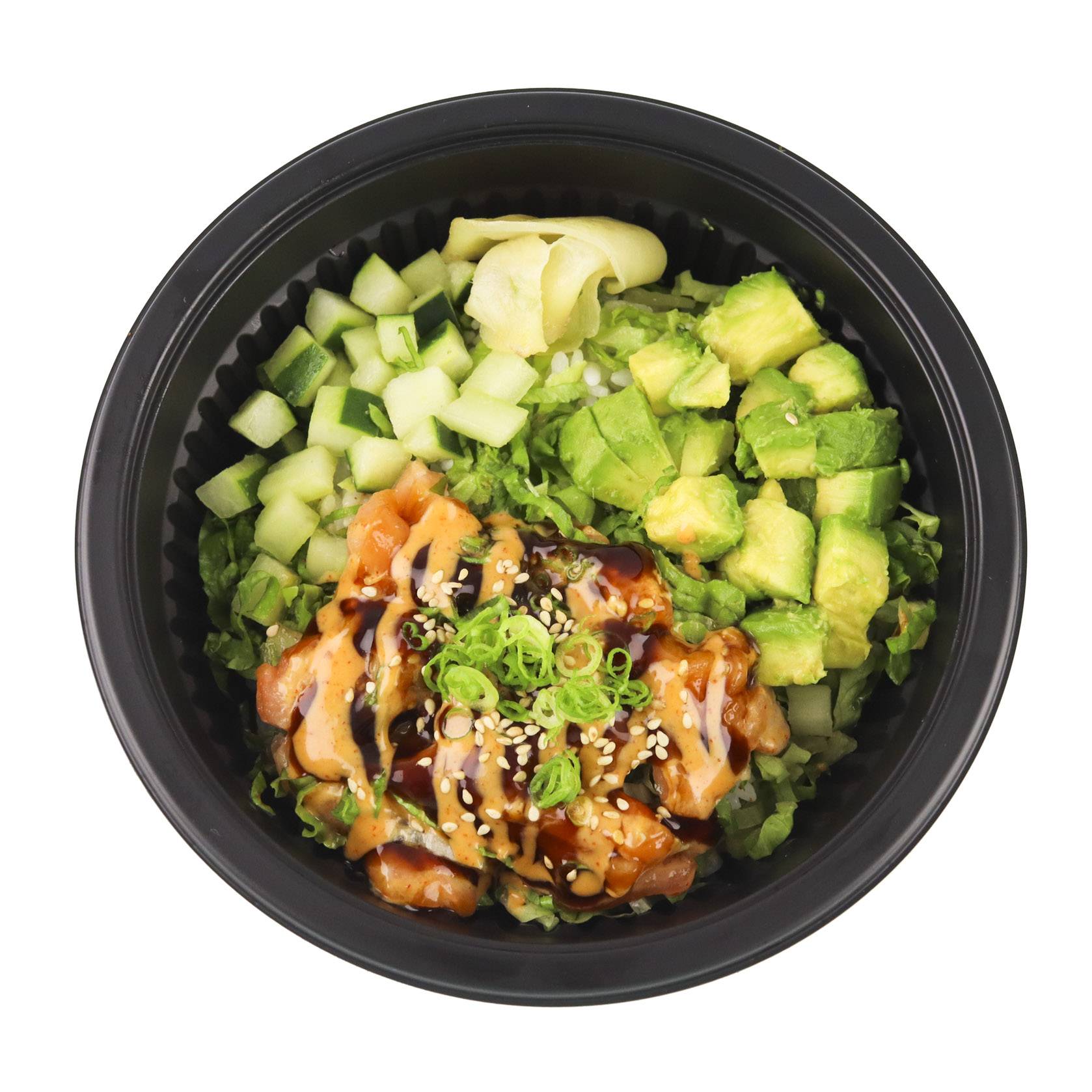 Order Salmon Kabuki Poke Bowl food online from Genji Sushi store, San Mateo on bringmethat.com