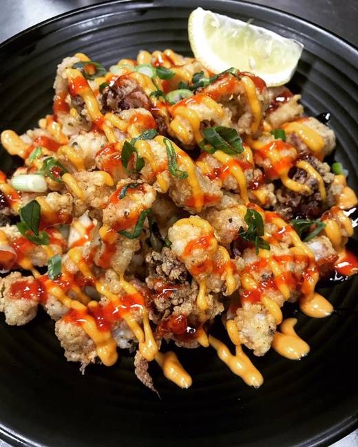 Order Crispy Calamari food online from Ling &amp; Louie Asian Bar & Grill store, Meridian on bringmethat.com