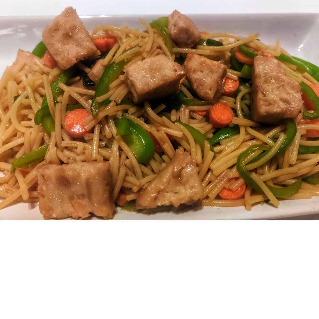 Order Tossed Noodles with Chik'n Bites food online from Eat Greenz store, Mt Laurel Township on bringmethat.com
