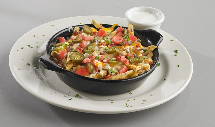 Order Loaded Cheese Fries food online from Boston Restaurant & Sports Bar store, Columbus on bringmethat.com