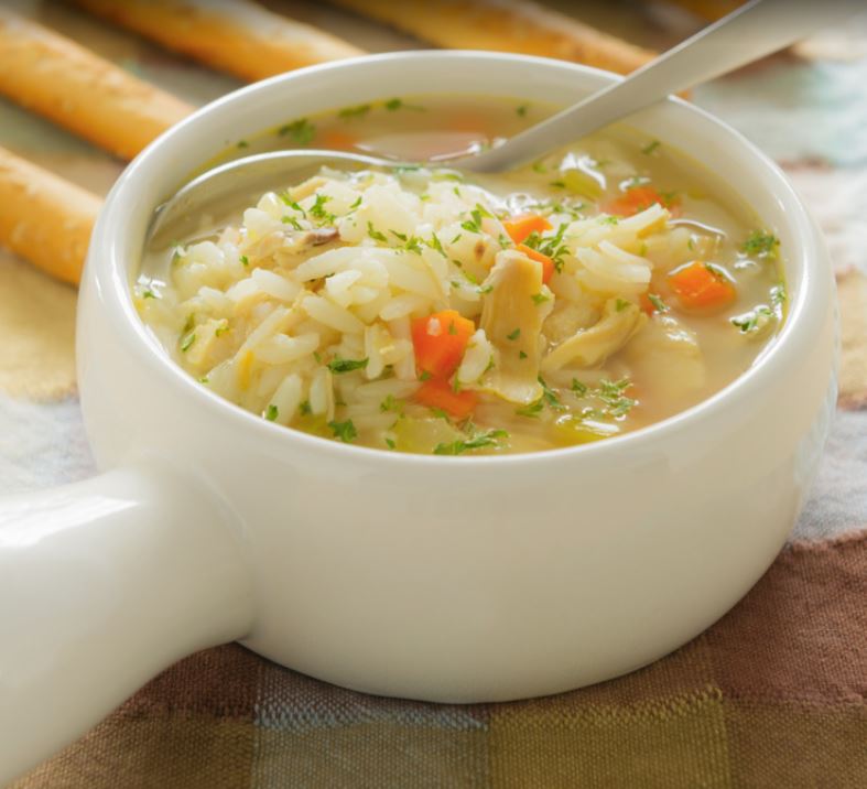 Order Chicken Rice Soup food online from First Wok Chinese store, Keyport on bringmethat.com