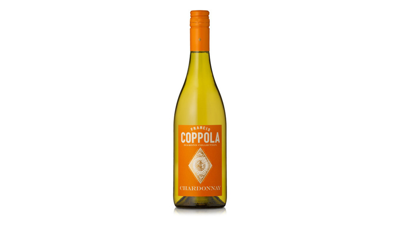 Order Francis Coppola Diamond Collection Gold Label Monterey County Chardonnay 750mL food online from Dimension Liquor store, Lake Forest on bringmethat.com