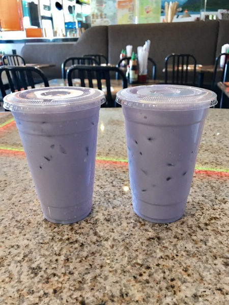 Order Taro Milk Tea food online from Pho Noodle House store, Placentia on bringmethat.com