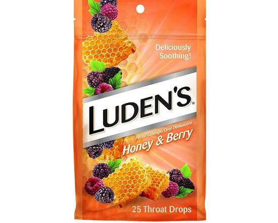Order Luden's - Honey & Berry - 25 Throat Drops  food online from East Cooper Family Pharmacy store, Mt Pleasant on bringmethat.com