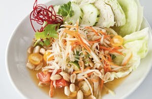 Order Papaya Salad food online from Noodle Wave store, Dallas on bringmethat.com