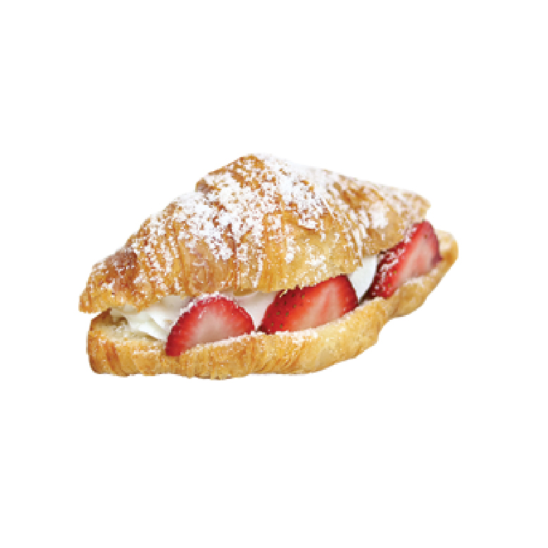 Order Strawberry Croissant food online from Tous Les Jours store, Burlingame on bringmethat.com