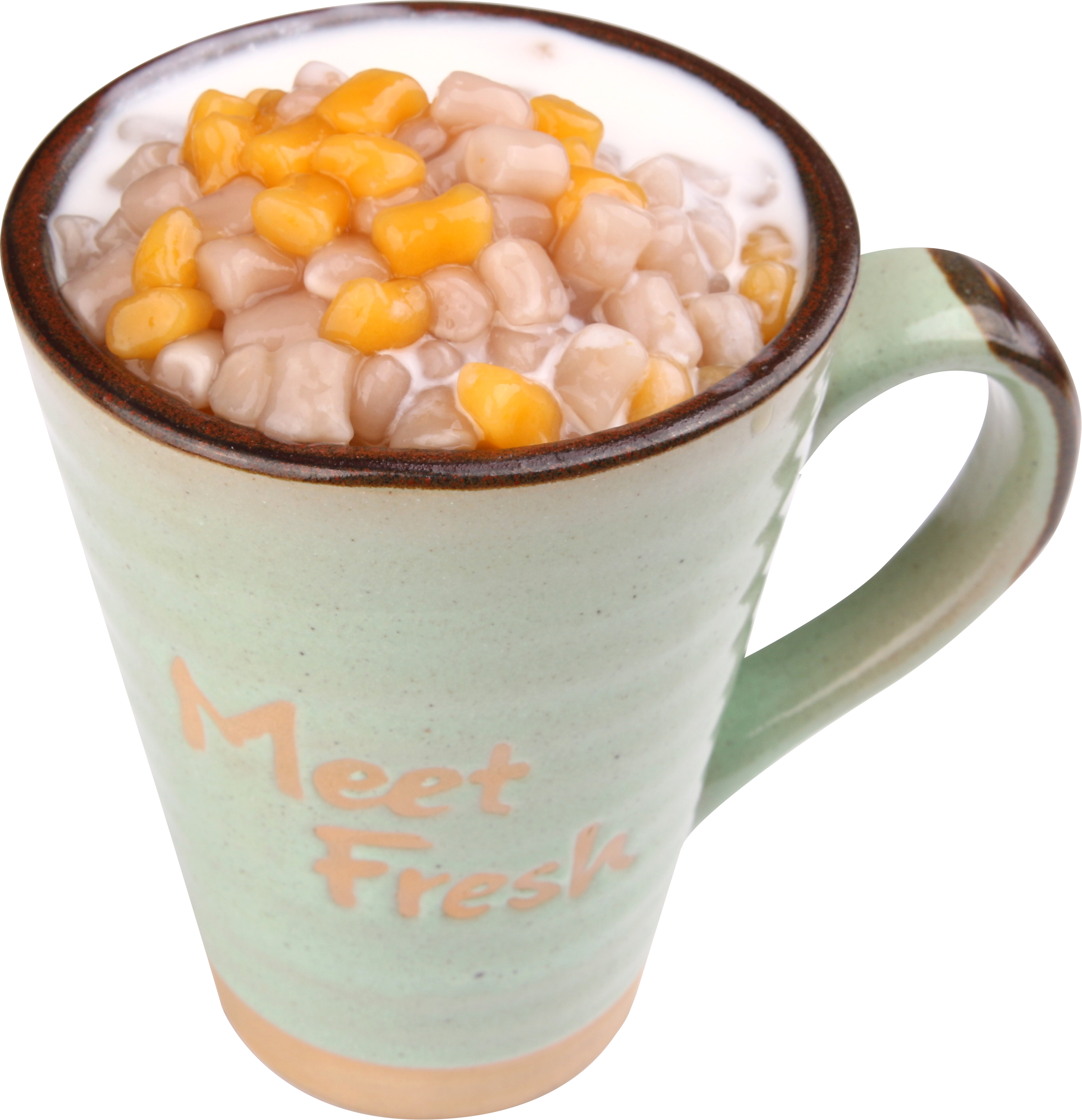 Order Hot Almond Drink with Mini Taro Balls food online from Meet Fresh store, Plano on bringmethat.com