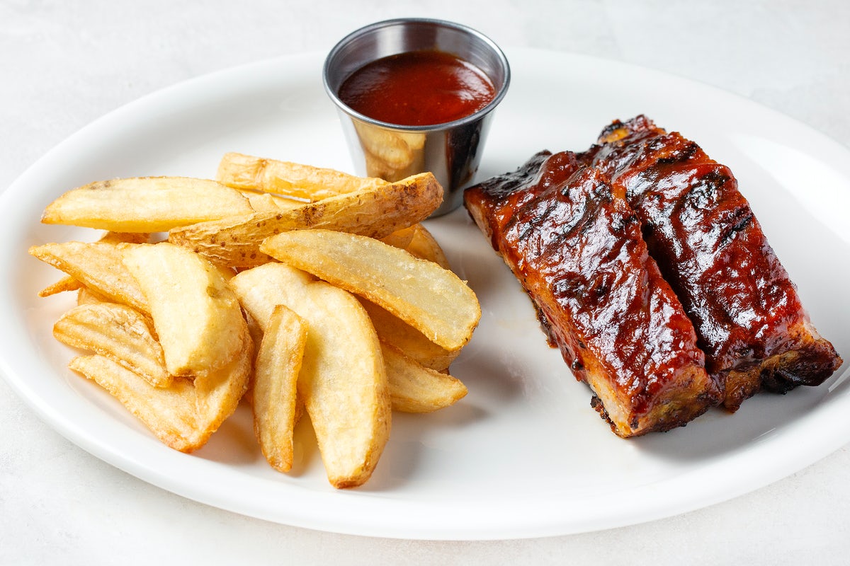 Order RIBS WITH FRIES food online from Johnny Carino store, Ammon on bringmethat.com
