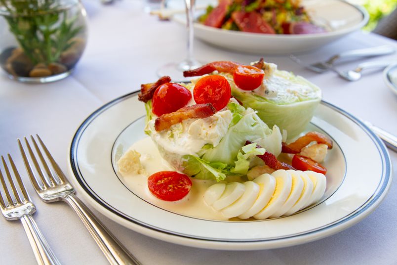 Order Wedge Salad food online from The Grill on the Alley store, San Jose on bringmethat.com