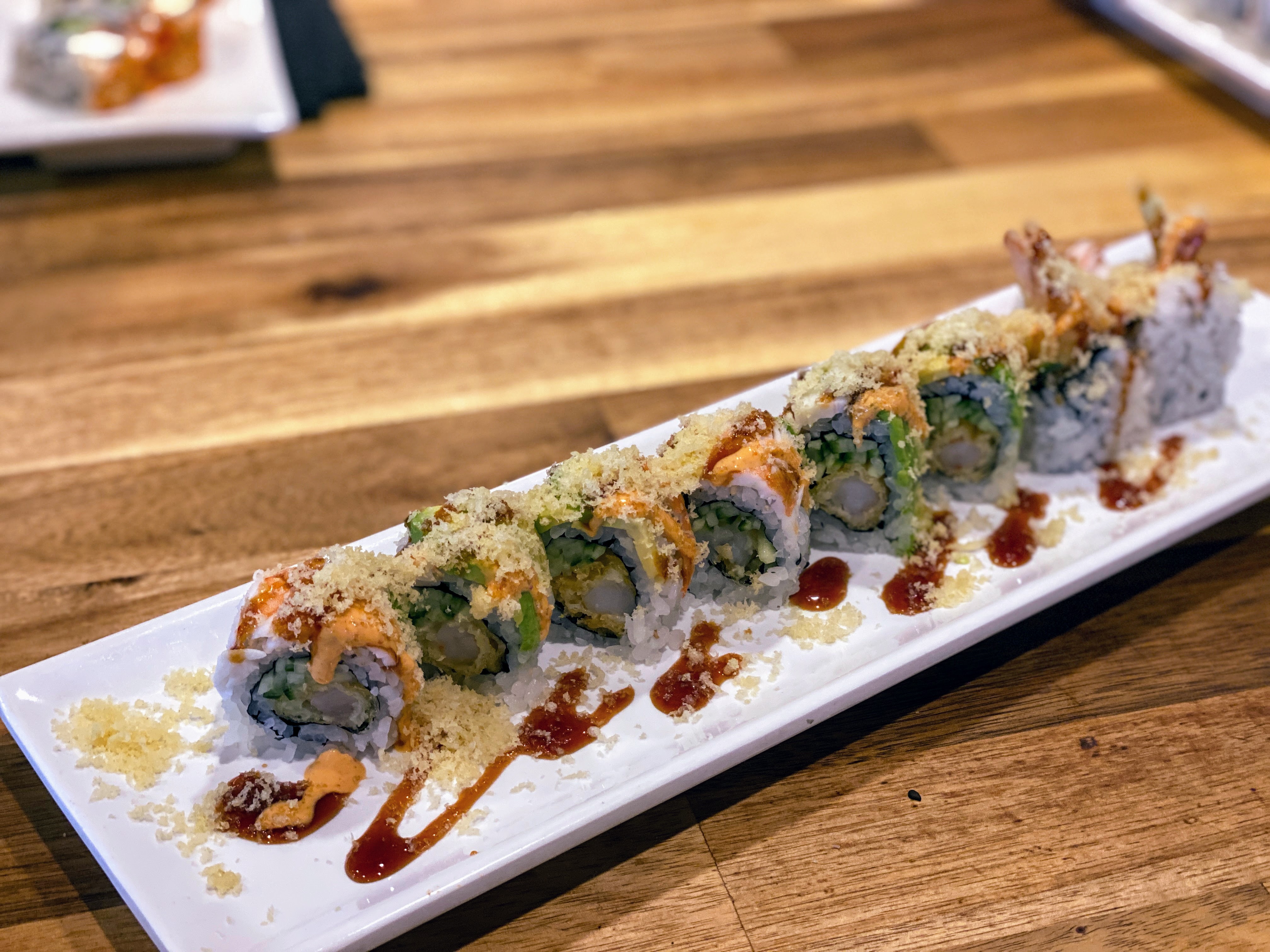 Order Super Crunch Roll food online from Sushiology store, Kennesaw on bringmethat.com