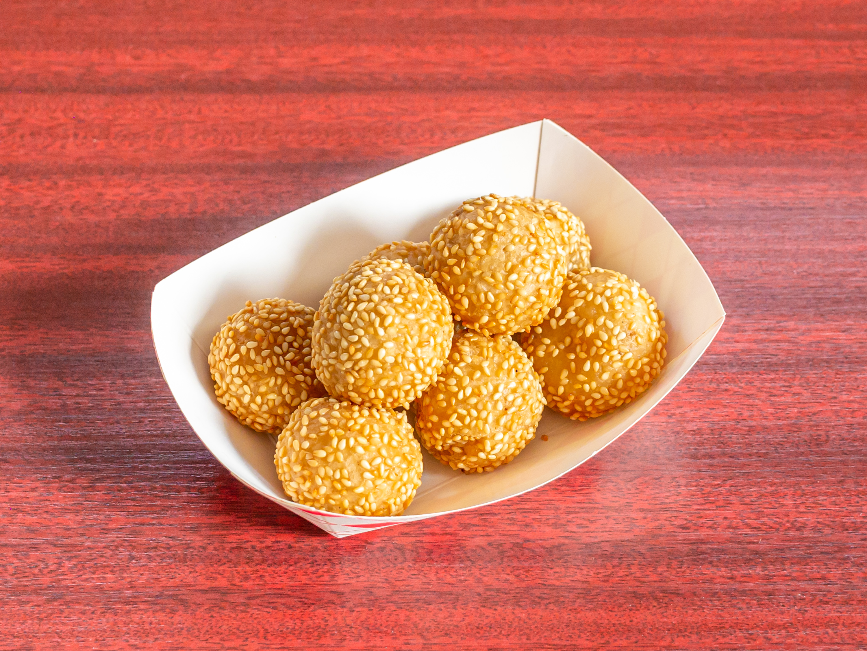 Order Sesame Balls food online from Woks On Express Tien Fu 2 store, Sunnyvale on bringmethat.com