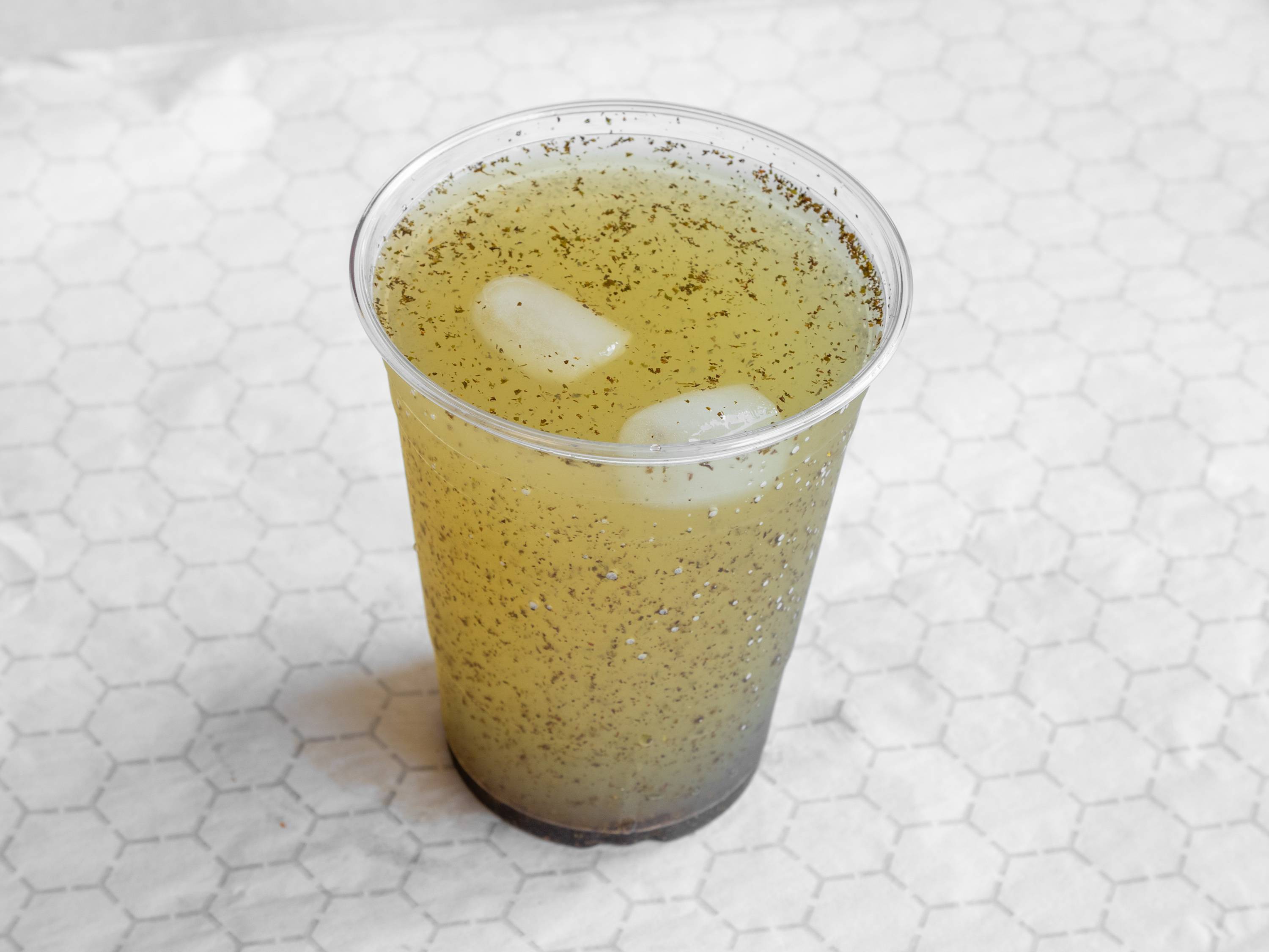 Order 16 oz. Mint Lemonade food online from Mo Grill And Sweets store, Somerville on bringmethat.com