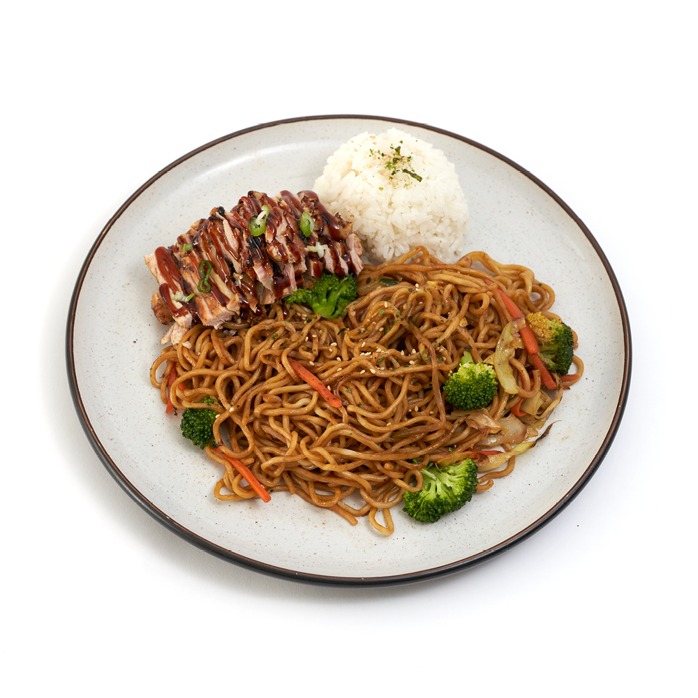 Order Chicken Yakisoba food online from Yogis Grill store, Yuma on bringmethat.com