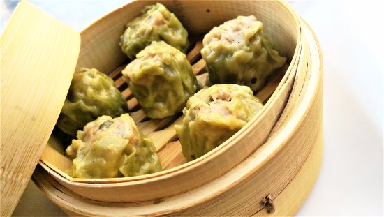 Order Wasabi Pork Shumai food online from Musashi Exotic Japanese Cuisine store, Feasterville-Trevose on bringmethat.com