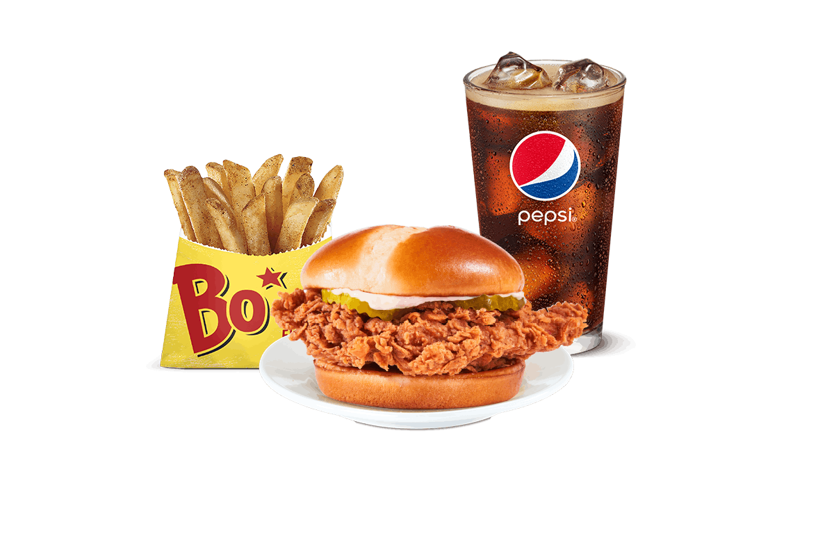 Order Bo's Chicken Sandwich Combo food online from Bojangles store, Hinesville on bringmethat.com