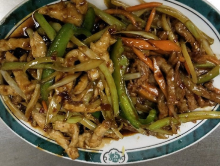 Order SP11. Hunan Special 1/2 and 1/2  food online from The Kosher Wok store, Brookline on bringmethat.com