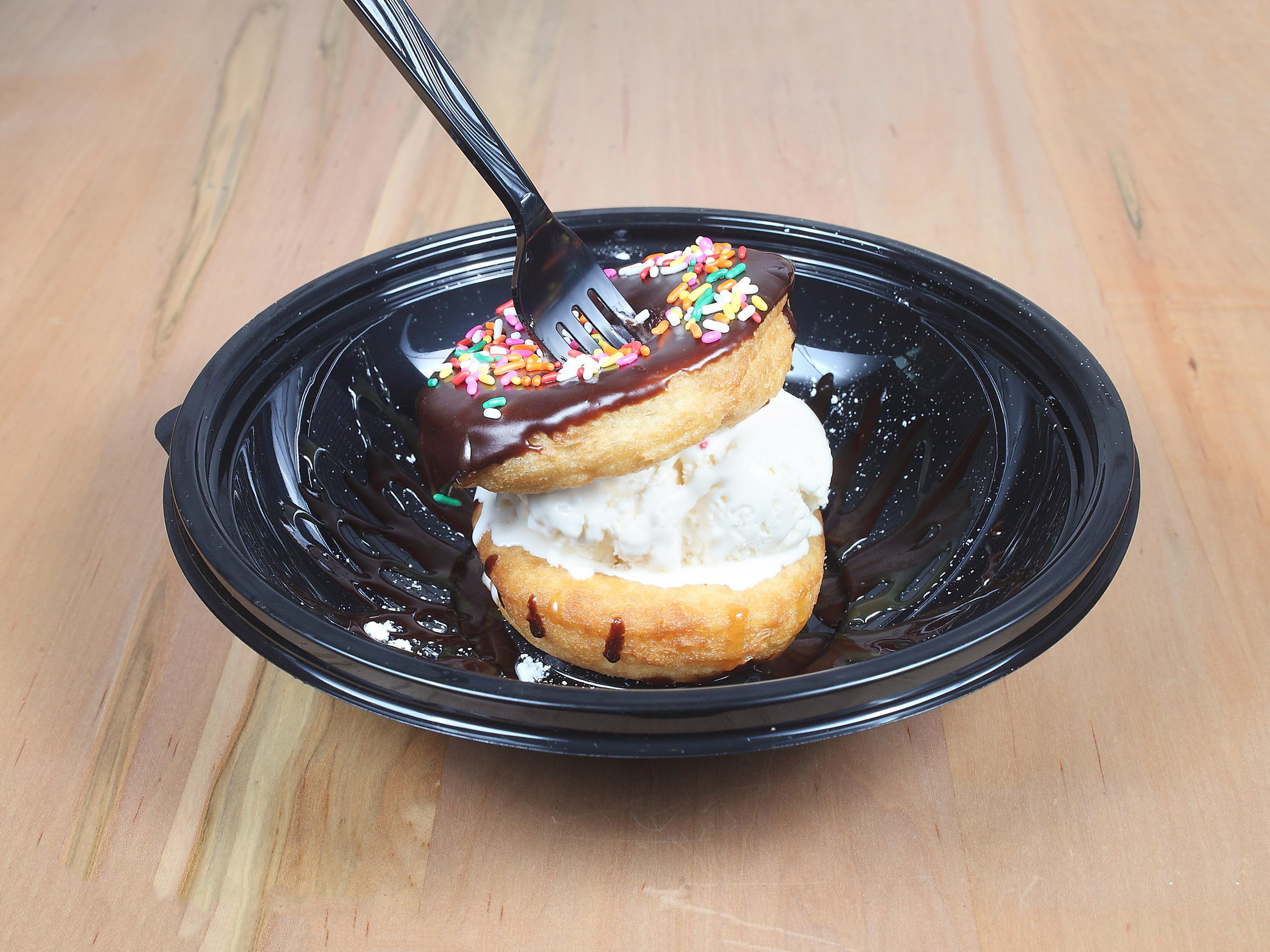 Order Ice Cream Donut food online from Zombie Coffee And Donuts store, Athens on bringmethat.com