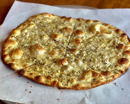 Order White Pie (Parmesan and Garlic) food online from Skappo Wine Bar store, New Haven on bringmethat.com