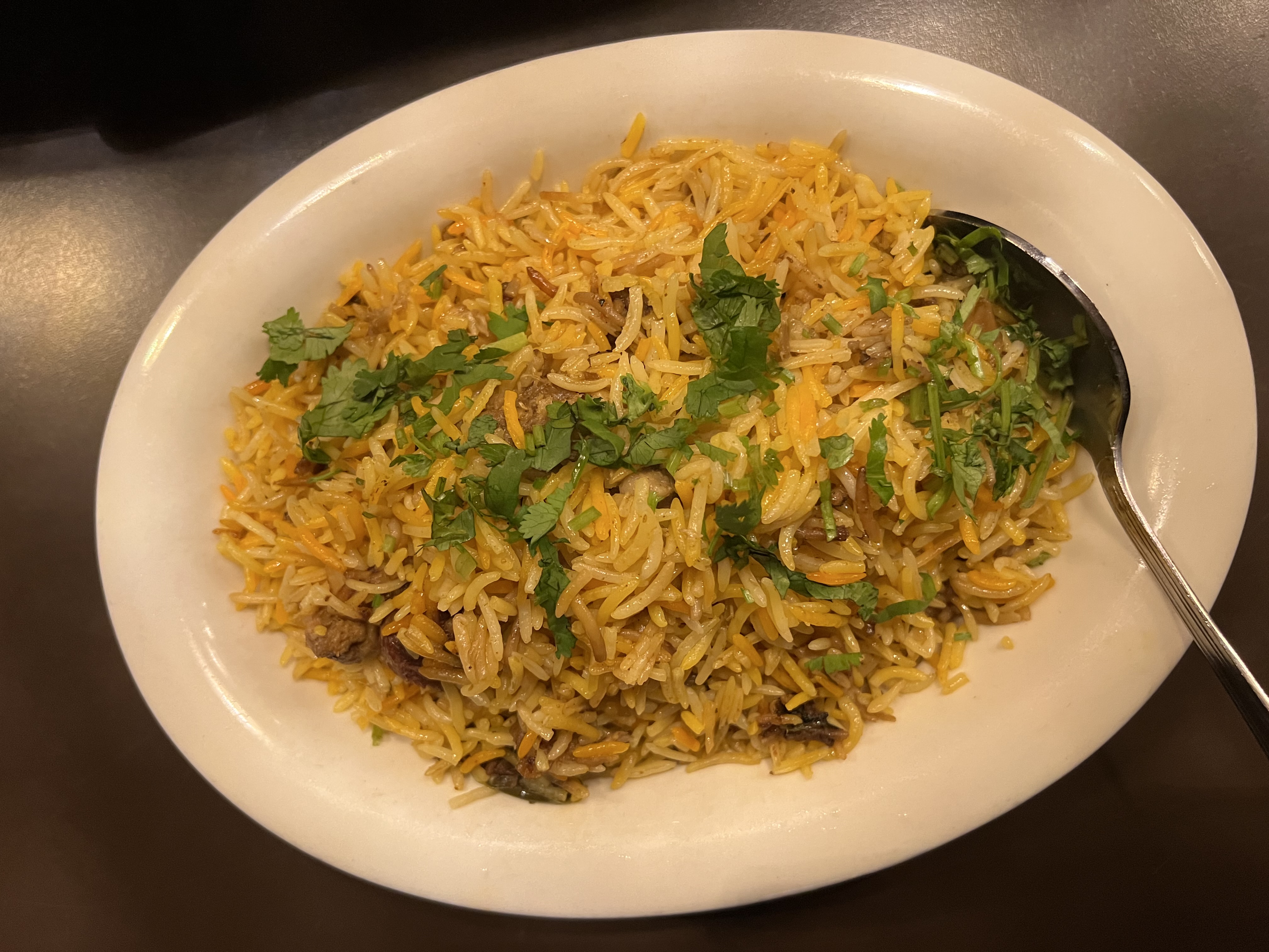 Order 44. Noor Jehan Chilman Biryani food online from Nawab Pakistani-Indian Cuisine & Banquet Hall store, Yonkers on bringmethat.com