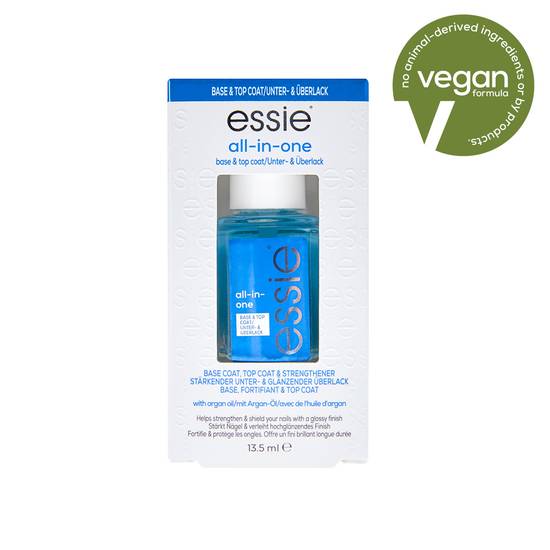Order essie All In One Nail Care, Vegan, All In One Base Coat and Top Coat, Strength and Shine Nail Polish, 0.46 OZ food online from CVS store, MANKATO on bringmethat.com