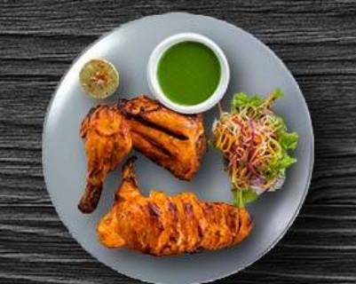 Order Char Grilled Tandoori Chicken food online from Tick-Tock Tikka House store, Cary on bringmethat.com