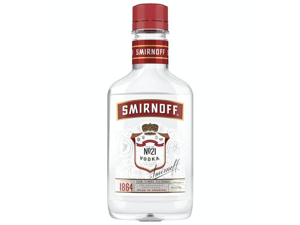 Order Smirnoff No. 21 Vodka - 200ml Plastic Bottle food online from Josh Wines & Liquors Inc store, New York on bringmethat.com