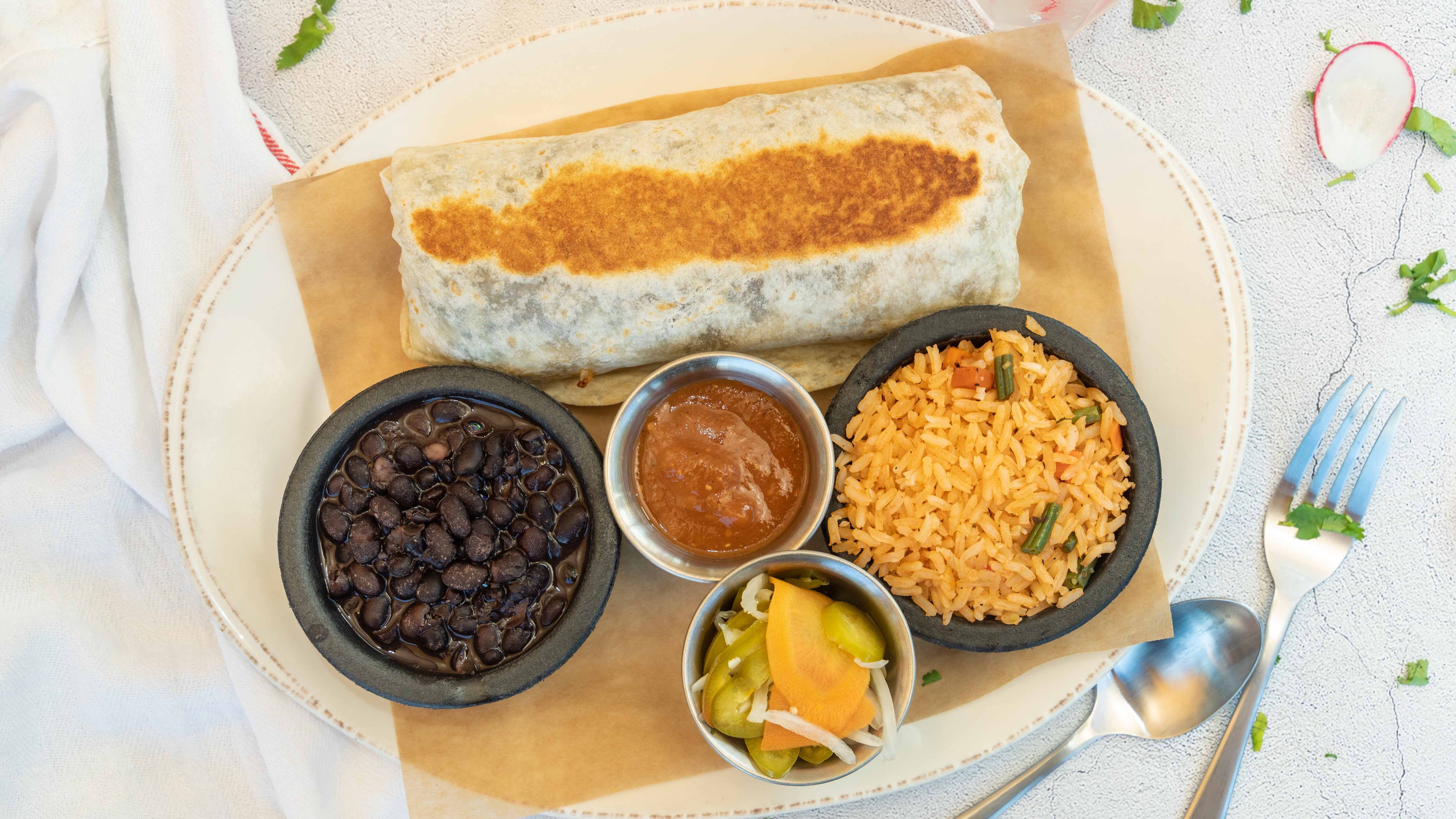 Order Burrito food online from Pedro Restaurant store, Santa Clara on bringmethat.com