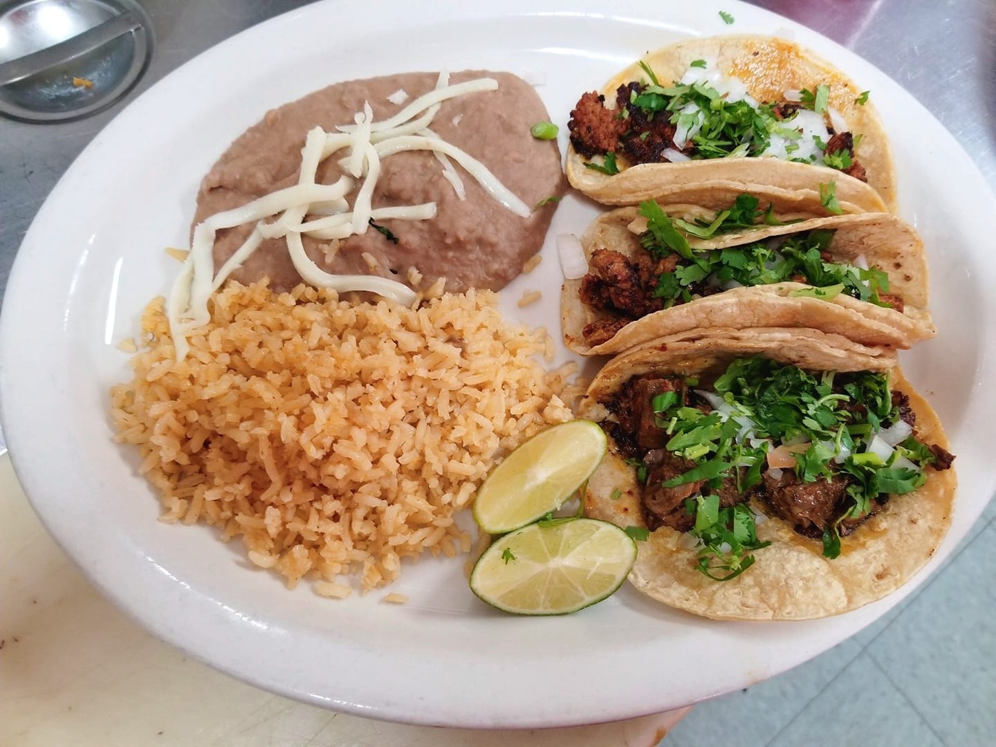 Order Taco Dinner food online from Taqueria Azteca store, Wood Dale on bringmethat.com