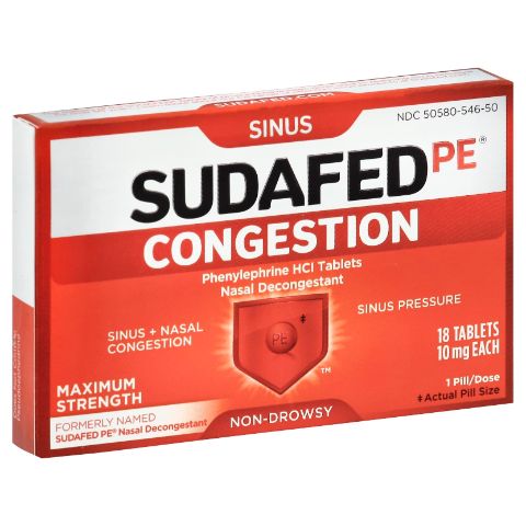 Order Sudafed PE Congestion 18 count food online from 7-Eleven store, San Antonio on bringmethat.com
