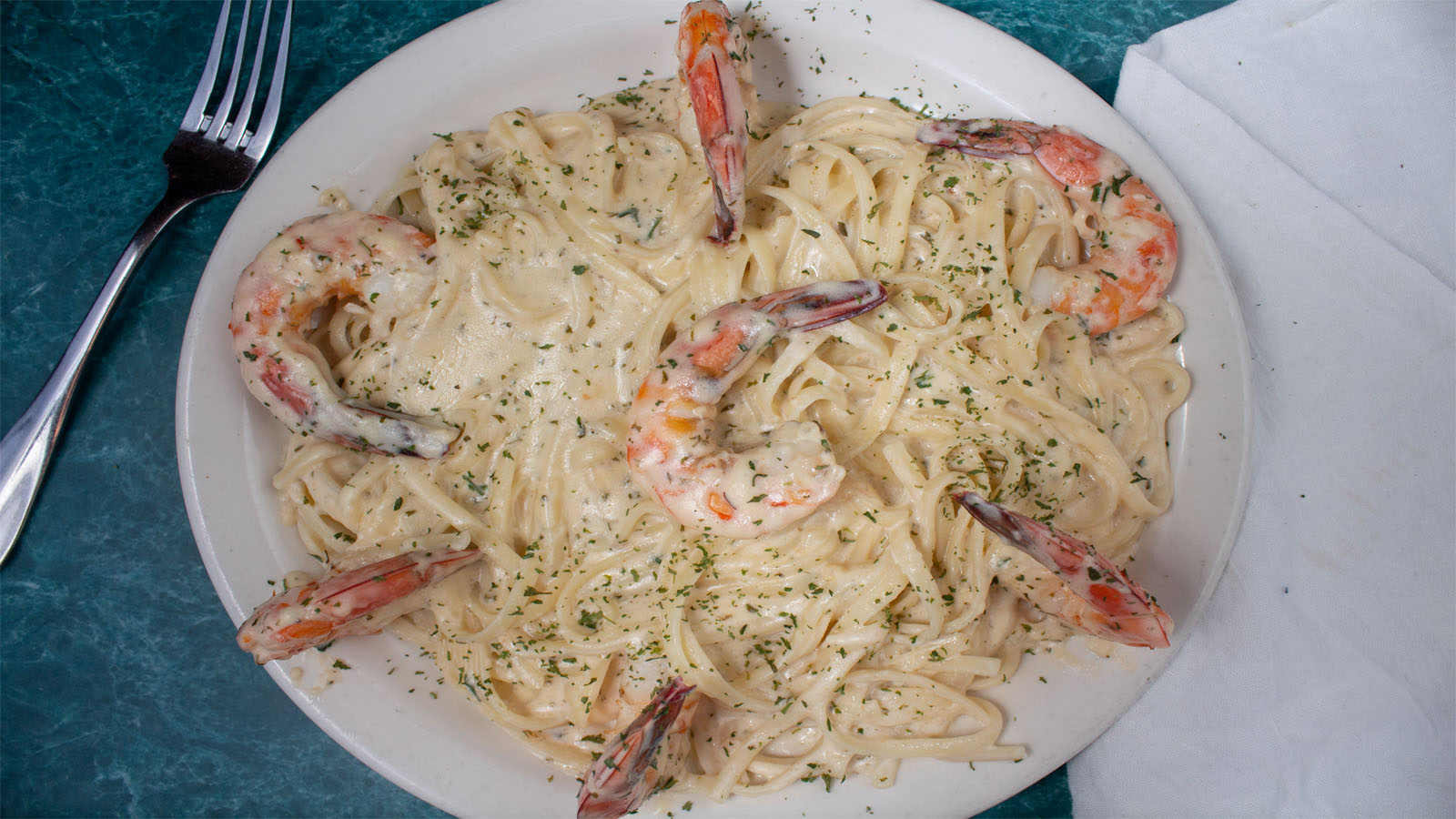 Order Shrimp Scampi food online from City View Bar And Grill store, Gwynn Oak on bringmethat.com