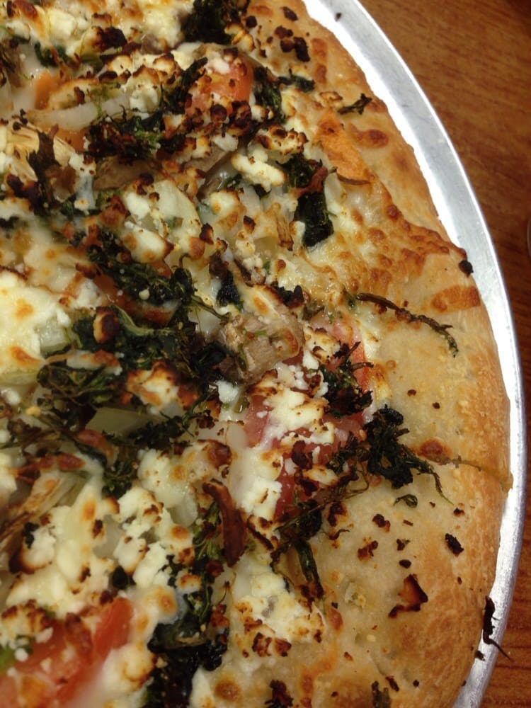 Order Spinach & Feta Pie - Small 10" (6 Cuts) food online from Pizza bellino store, Pittsburgh on bringmethat.com