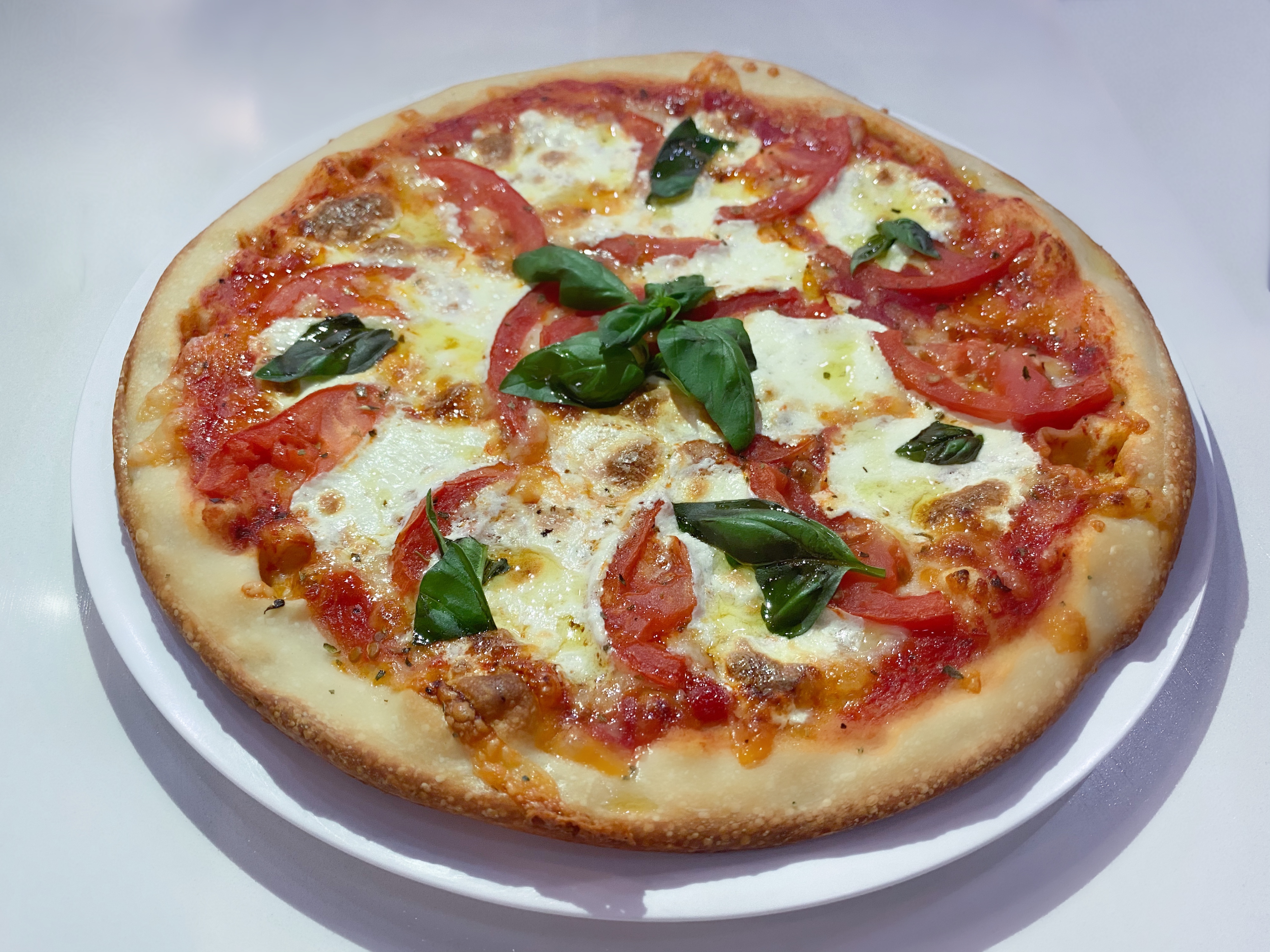 Order Margherita Pie food online from Famous Pizza store, Paramus on bringmethat.com