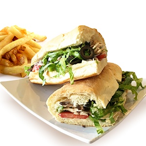 Order Veggie Sandwich food online from Pizza Man store, North Hollywood on bringmethat.com