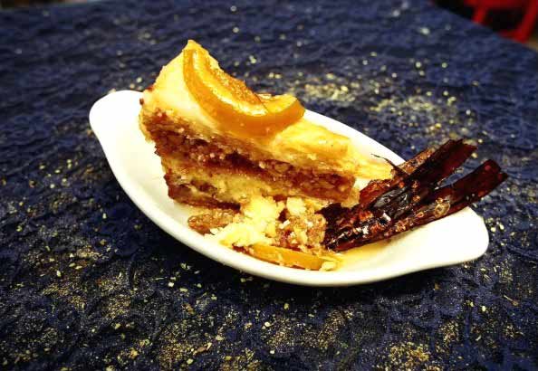 Order Our Original Baklava Cheesecake food online from Mina And Dimi Greek House store, San Antonio on bringmethat.com
