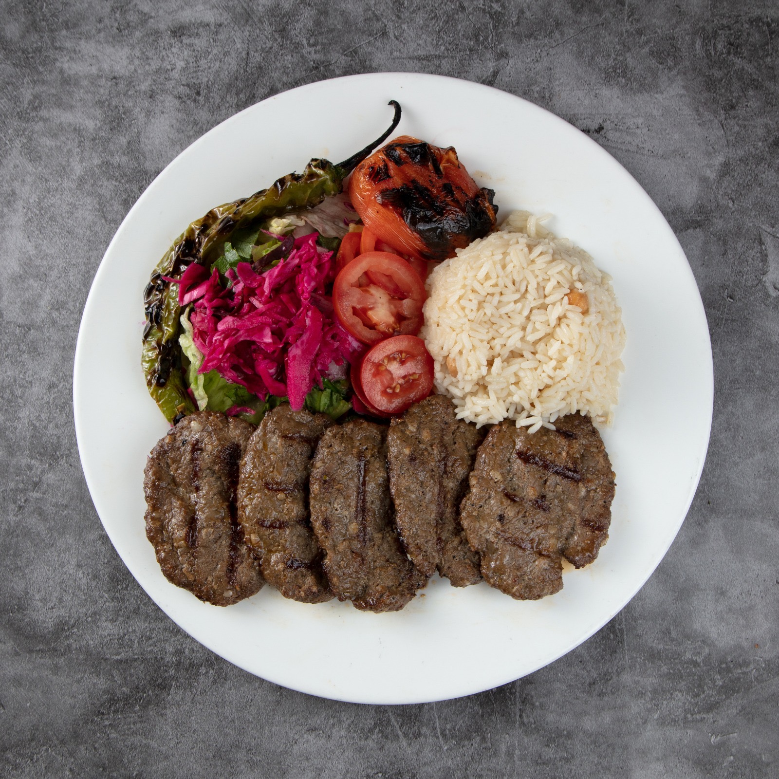 Order Traditional Turkish Meatball Platter (SMALL) food online from Soup & Gyro store, New York on bringmethat.com