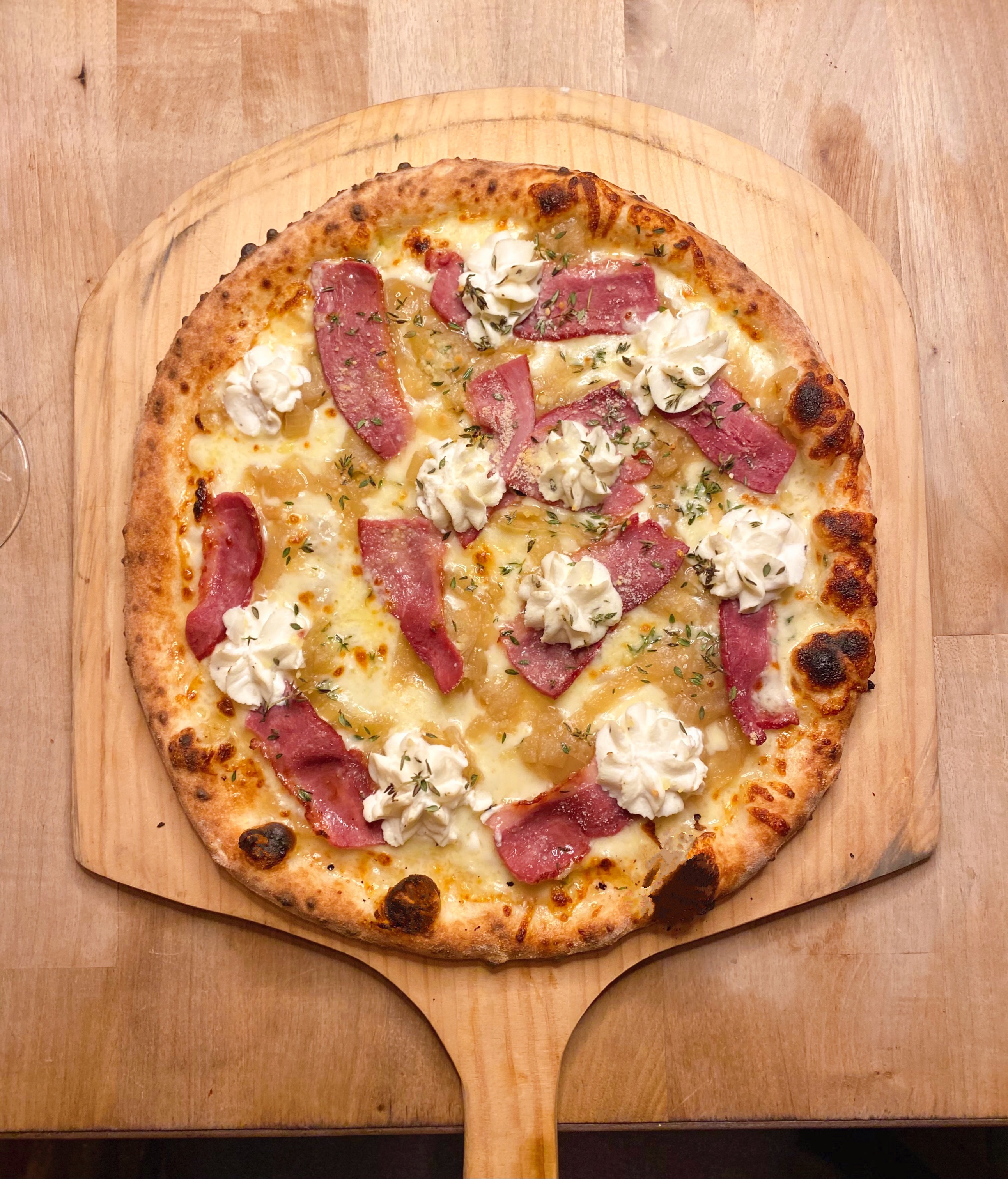 Order 12" Smoked Duck Breast Pizza food online from The Marshal store, New York on bringmethat.com