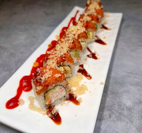 Order Red Dragon Roll food online from J Sushi store, Corona on bringmethat.com
