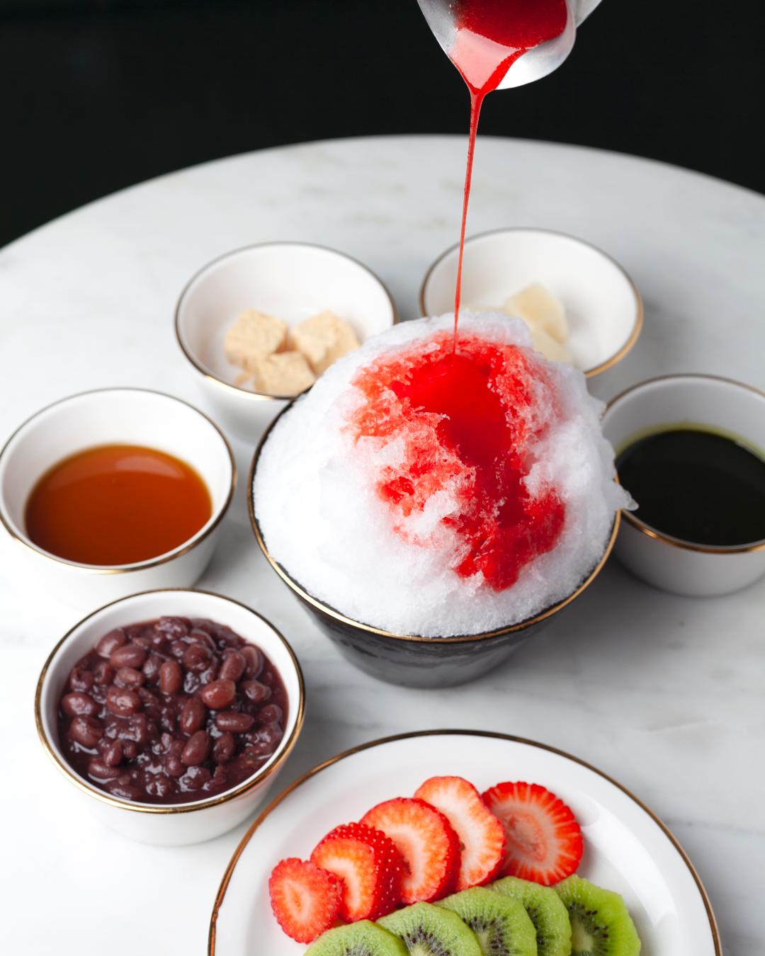 Order Strawberry Matcha Shaved Ice food online from Mealtop store, Los Angeles on bringmethat.com