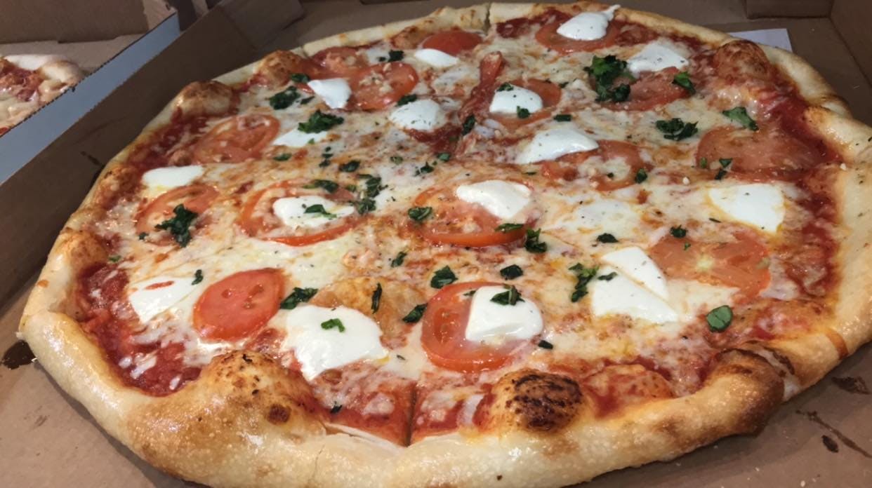 Order Margherita Pizza - Large 16" food online from Goodfella Pizza store, Los Lunas on bringmethat.com