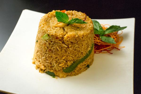 Order Spicy Basil Fried Rice food online from At Nine Restaurant & Bar store, New York on bringmethat.com